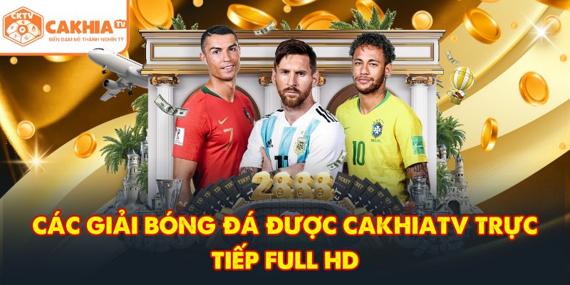 CakhiaTV – Kênh trực tiếp bóng đá HD đẳng cấp cực đỉnh 4 Các giải bóng đá được CakhiaTV trực tiếp full HD